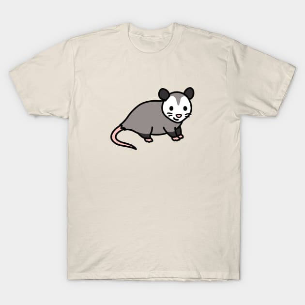 Opossum T-Shirt by littlemandyart